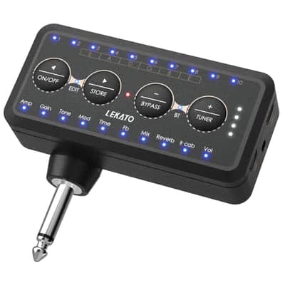 LEKATO Wireless Multi-effects Guitar Headphone Amplifier IR Cabinet Simulations image 1