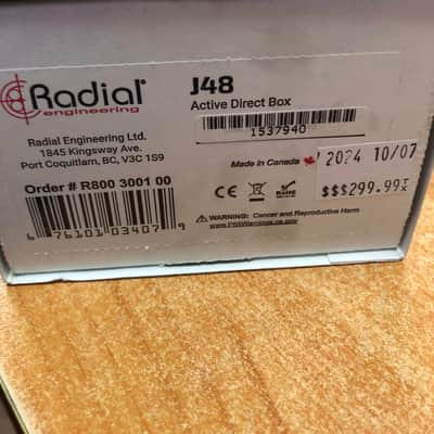 Radial J48 Active Direct Box 2010s - Blue image 2