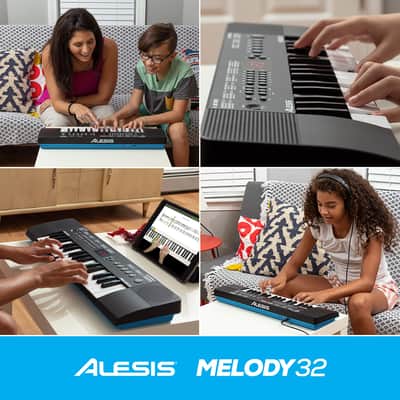 Alesis Melody 32 Key Mini Digital Piano - Portable Keyboard with Built-in Speakers, 300 Sounds, 40 Demo Songs, USB-MIDI Connectivity image 6