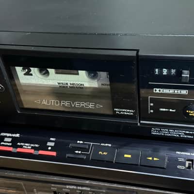 Sansui D-E750 Double Reverse Cassette Deck Tested Japan image 2