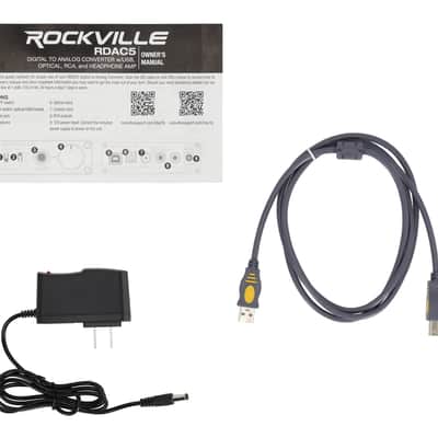 Rockville RDAC5B DAC Digital To Analog Converter USB/Optical/RCA/Headphone Amp image 5