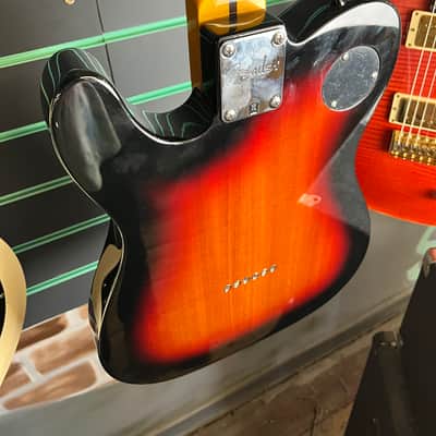 Fender Modern Player Telecaster Thinline Deluxe 3-Colour Sunburst 2014 Electric image 10