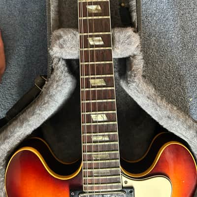 Epiphone Riviera E360TD 1967 Sunburst 12 string electric image 3