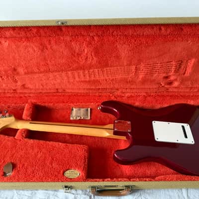 Fender USA Stratocaster Yngwie Malmsteen Signature 1990 Old Candy Apple Color image 7