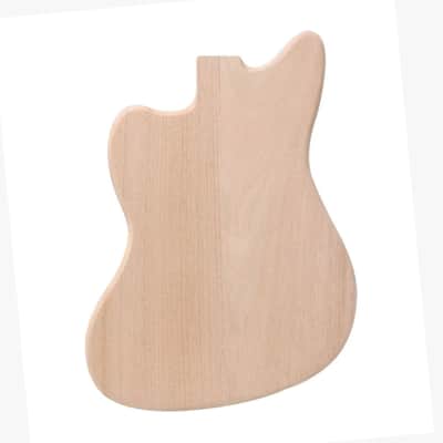 Unfinished Jazzmaster/ Offset Guitar Body - Mahogany image 3