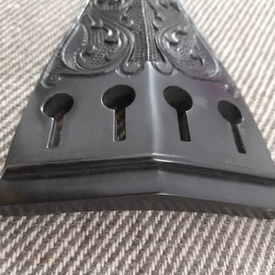 4/4 size- DoubleBass Tailpiece Hill Model in Ebonywood Material imagen 2