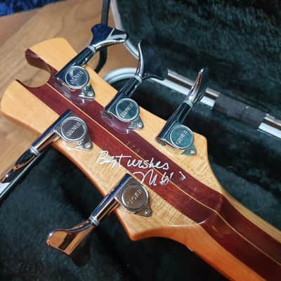 Pre Gibson Tobias Classic 5 String Bass #1782 Unique Rare Bubinga Bartolini image 12