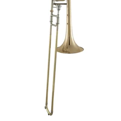 C-STOCK Bach Stradivarius 42BOG Professional Trombone Gold Bell image 1