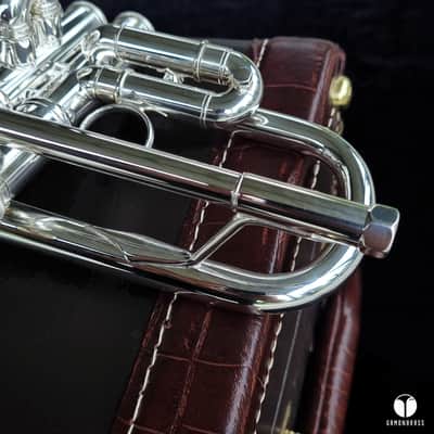 Immagine Bach Stradivarius C 180SL- 229 Chicago large lightweight trumpet case mouthpiece  gamonbrass - 6