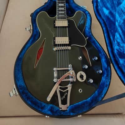 Epiphone Shinichi Ubukata Signature ES-355 2023 - Present - Olive Green image 1