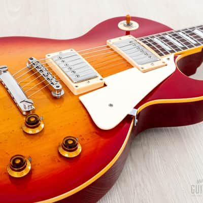 1982 Burny Super Grade RLG-50 '59 Model Burst Standard Birdseye Maple Top w/ Case image 6