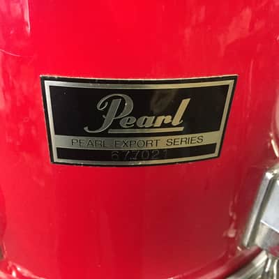 Pearl Vintage export series late 90's fire red image 2