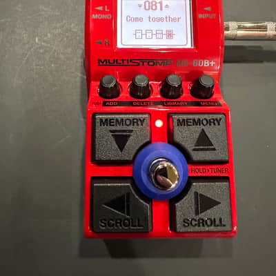 Zoom MS-60B+ MultiStomp 2024 - Present - Red image 1