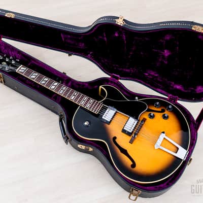 1975 Gibson ES-175 Vintage Hollowbody Guitar Sunburst, 100% Original w/ Case image 20