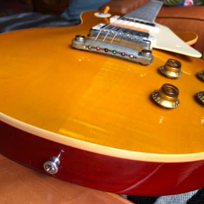 Gibson  Custom Shop Historic '58 Les Paul Standard VOS Honey Lemon 2019 Honey Lemon image 7