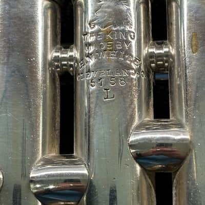 Unique Vintage King Cornet by HN White image 5
