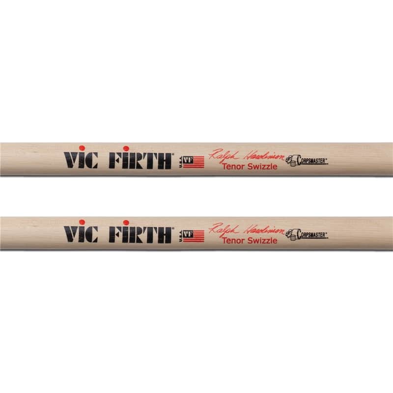 Vic Firth SRHTSW - Corpsmaster Multi-Tenor Sticks Ralph Hardimon Swizzle Signature image 1