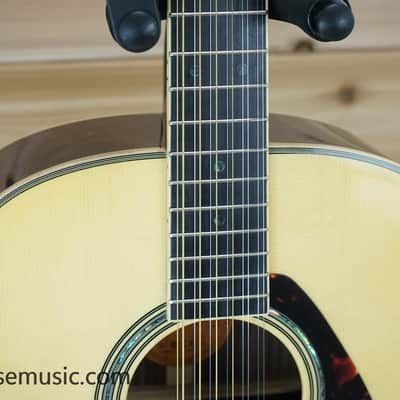 Immagine Yamaha LL16-12HB ARE 12-String Jumbo Acoustic-Electric - Natural - 3