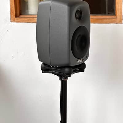 Genelec 8320A Pair Room Correcting SAM 4" Nearfield Monitors with GLM 2.0 hardware, mic, and stand mounting plates image 4