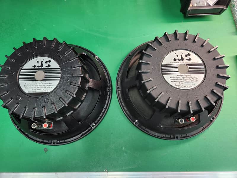 ATC Loudspeaker Vintage 12’’ model  PA75-314-BLCR ,12 Ohms, Made in England (sold in pairs) image 1
