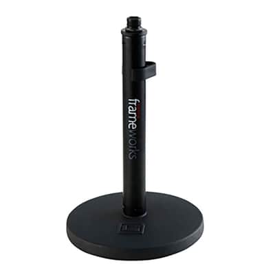 Gator GFW-MIC-0600 Round Base Desktop Microphone Stand