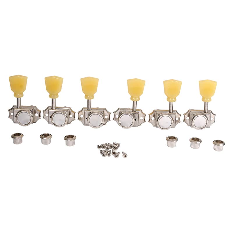 Brio 3 x 3 Pro Vintage Hybrid Style Keystone Button Nickel - Cream Button image 1