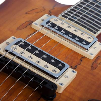 Schecter Avenger Exotic Maple Natural Vintage Burst image 2