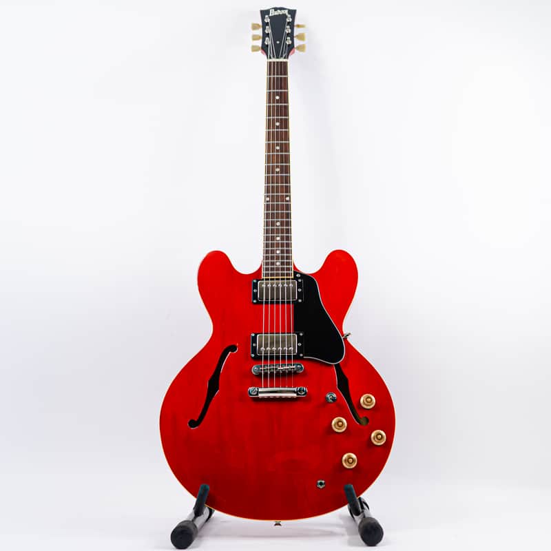 Burny RSA-60 ES-335 Style Guitar Cherry Red w/ Dual | Reverb Canada