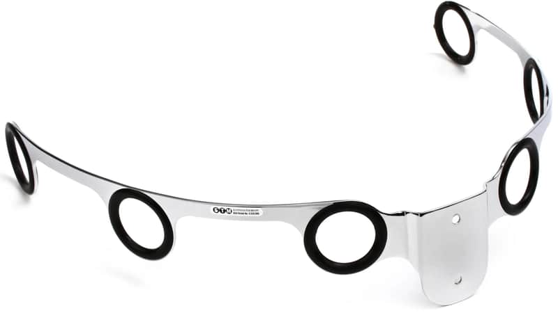 DW Design Series Suspended Tom Mount for 12" Tom, Chrome image 1