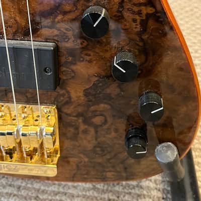 Cort Rithimic V NAT Walnut Burl Top 5-String Bass - w/Sadowsky Preamp image 9