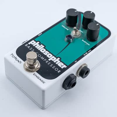 Pigtronix Philosopher Bass Compressor 2010s - Teal image 3