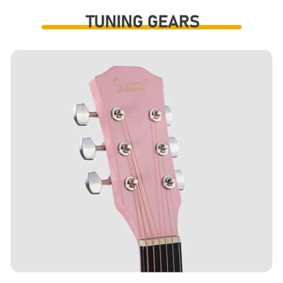 🎸Acoustic Guitar +Soft Case/Gig Bag +Tuner +Strap +Picks!🎸 image 12
