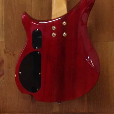 1998 Epiphone EBM-4 EBM 4 String Bass - Cherry w/ Epiphone Case image 7