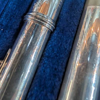 Gemeinhardt 2SP Straght-Headjoint Flute with Offset G 2010s - Silver-Plated image 2