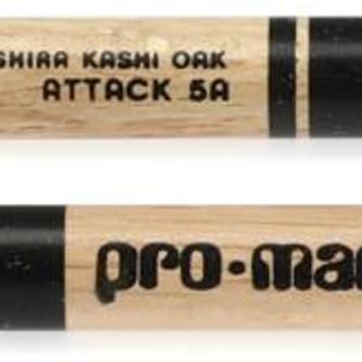 Promark Classic Attack Drumsticks - Shira Kashi Oak - 5A - Nylon Tip image 1