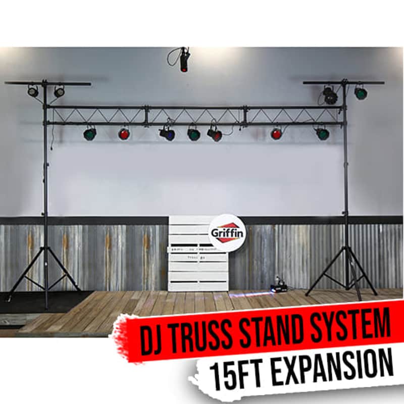 Light Truss Stand System - Trussing DJ Booth Kit Lighting Stage PA Speaker T-Bar image 1