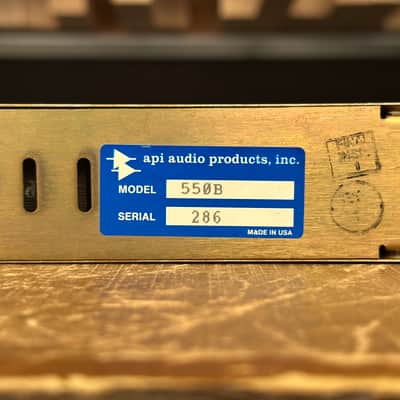 Vintage API 550B Stereo Pair. 1980s. Early close SN. 550A 550 B. All original. image 6