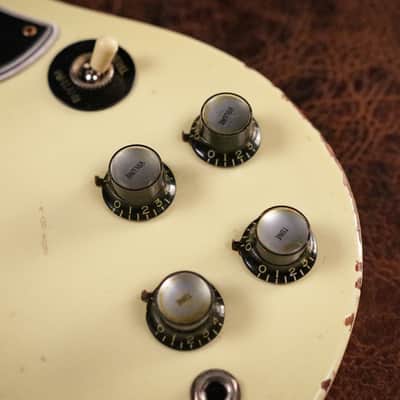 Gibson Custom 1963 SG Special Heavy Aged in Classic White image 4