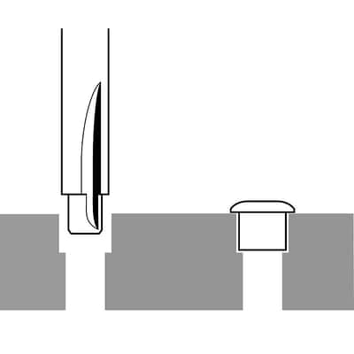 StewMac Peghead Bushing Reamers, .393" (9.98mm) diameter image 2