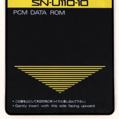 Roland SN-U110-10 Rock Drums Sound Library PCM Data Rom Card For U-110 image 1