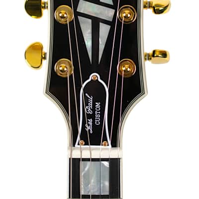 New Epiphone Inspired by Gibson Custom Les Paul Custom Ebony #25011526037 image 5