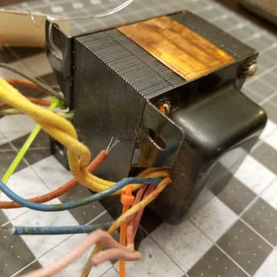 Woodward Schumacher 54-105 Transformer 380-0-380 / 6.3 V Heathkit Vintage Power IO-10 Tested Tube Amp Project 1958 image 5