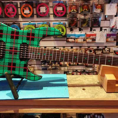 Yamaha RGX820R Blues Saraceno 1993 - Watermelon Plaid image 2