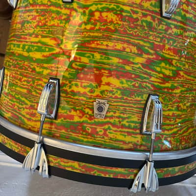Ludwig Classic Maple Fab Outfit 9x13 / 16x16 / 14x22" Drum Set 2021 - Present - Citrus Mod image 4