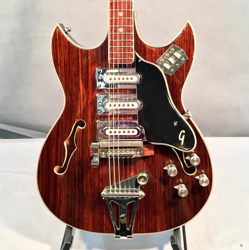 Greco 1960's 921 Rosewood Hollowbody Electric Guitar VINTAGE | Reverb