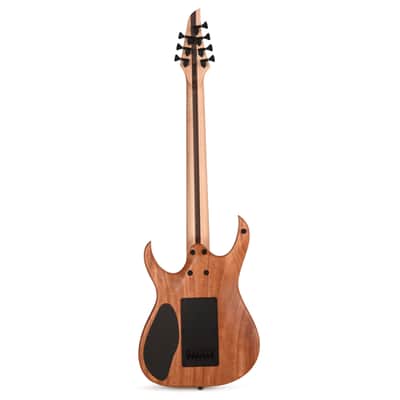 Mayones Duvell Elite 4Ever 7 AAA Curly Poplar Natural Fade Black Burst (Serial #DF2506083) image 5