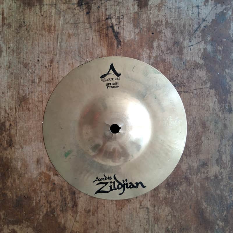 Zildjian 8" A Custom Splash Cymbal - Cracked Bell image 1