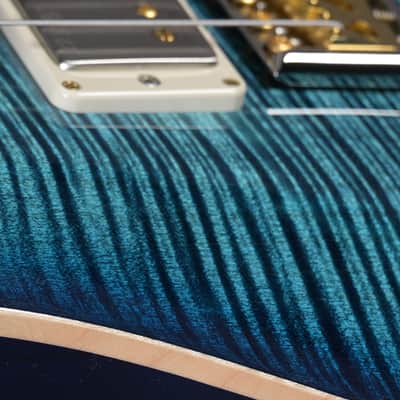 PRS Custom 24 Wood Library Y2 SA Back ZI/FB Cobalt Blue image 9