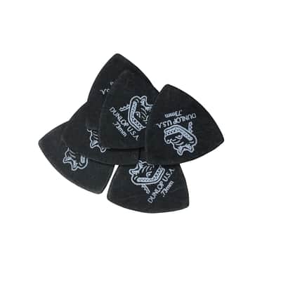 Dunlop Guitar Picks Gator Grip Small Triangle .73mm 6-pack