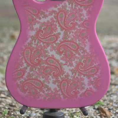 Del-Tone 50's T-Style Multibender, Light Aging - Pink Paisley image 14